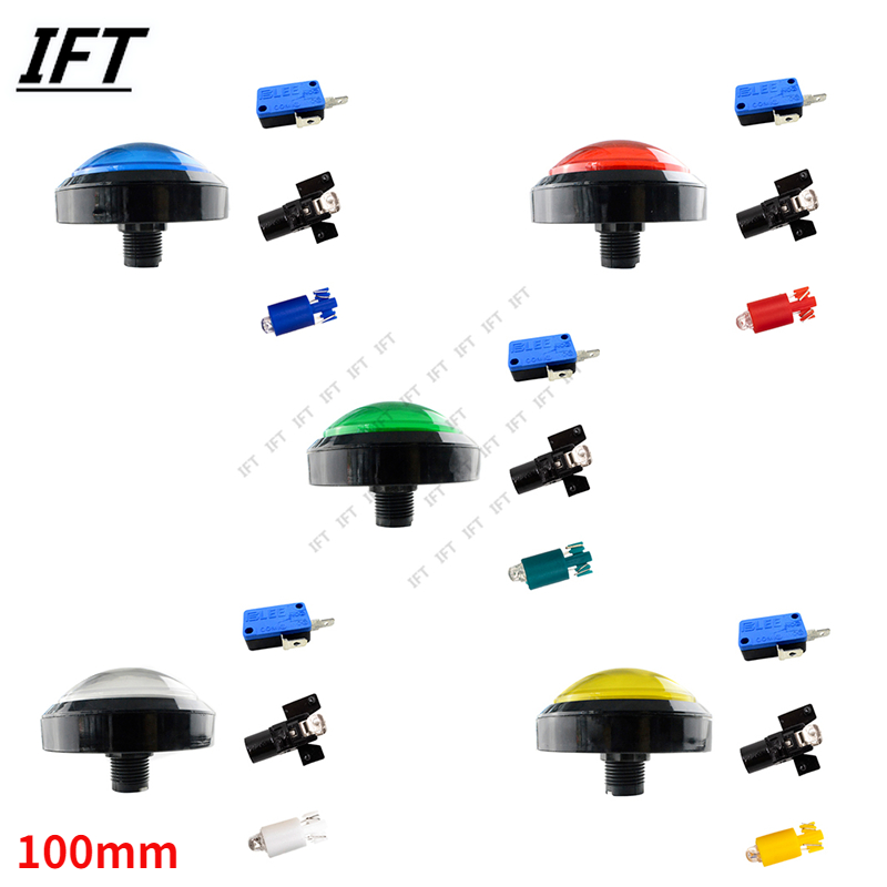 100mm Push Button 5/12V Illumi - Arcade Vending Machines ulasan dan harga